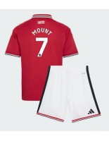 Manchester United Mason Mount #7 Domácí dres pro děti 2026-27 Krátký Rukáv (+ trenýrky)
